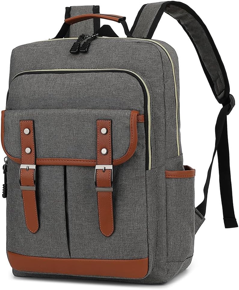 ZJYJING Lightweight Laptop Backpack for Men Women Travel Backpack Fits 15.6" Laptop, Large Capacity Business College Backpack (Blue)