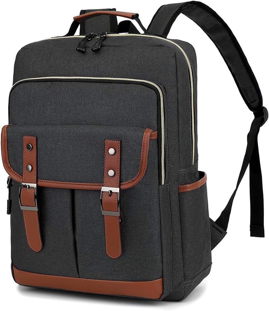 ZJYJING Lightweight Laptop Backpack for Men Women Travel Backpack Fits 15.6" Laptop, Large Capacity Business College Backpack (Blue)