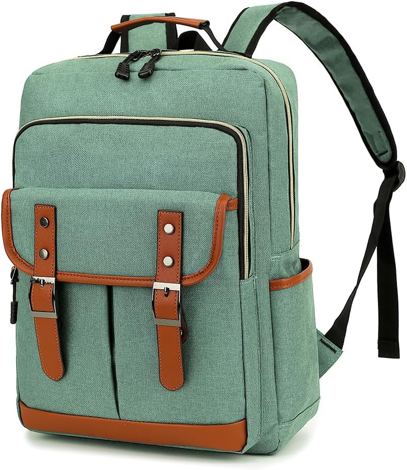 ZJYJING Lightweight Laptop Backpack for Men Women Travel Backpack Fits 15.6" Laptop, Large Capacity Business College Backpack (Blue)
