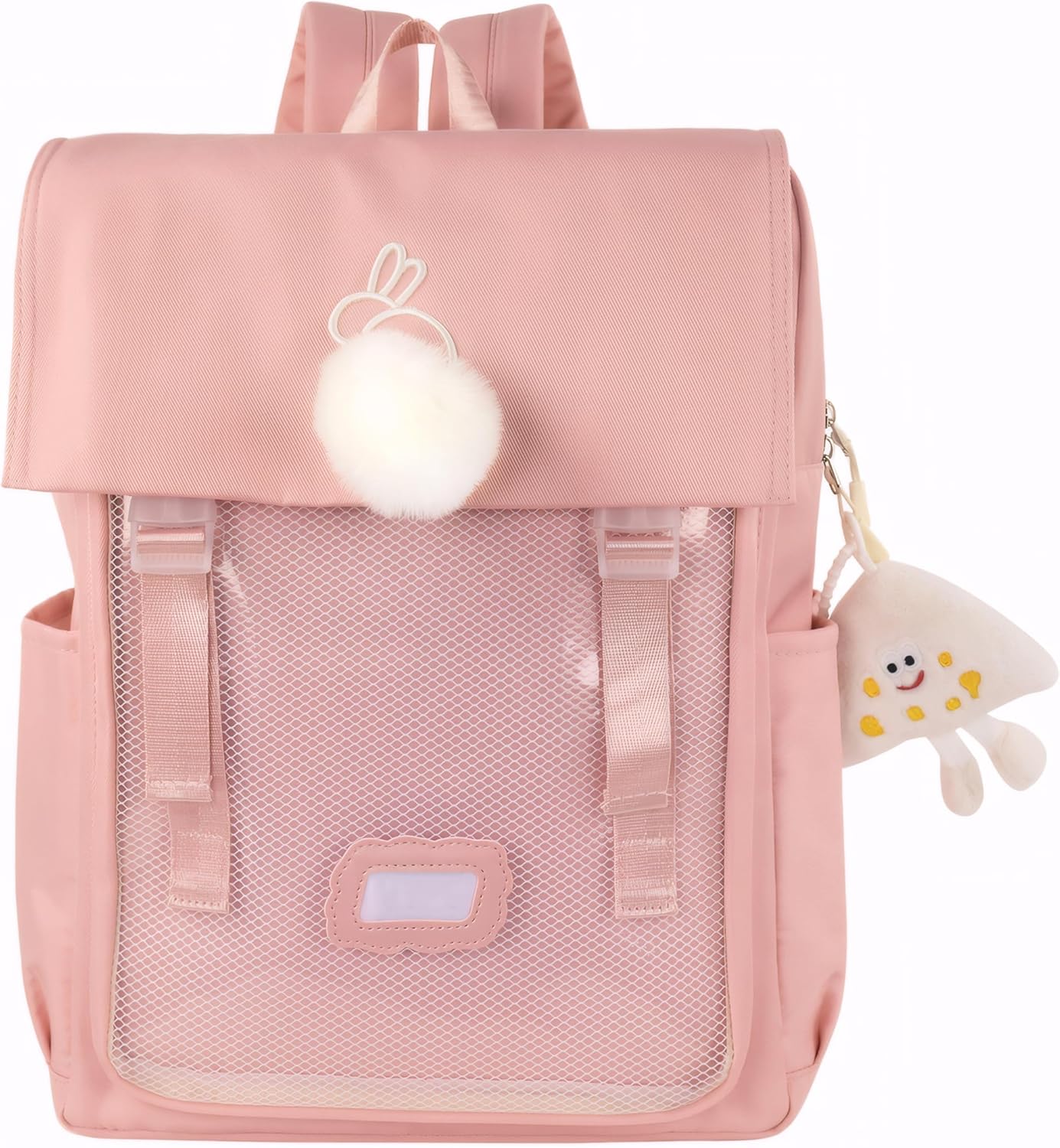 ZJYJING Ita Bag Backpack for Girls Kawaii Japanese Schoolbag Cute Bookbag Anime Pin Display Backpack for Cosplay (Green) - View 2