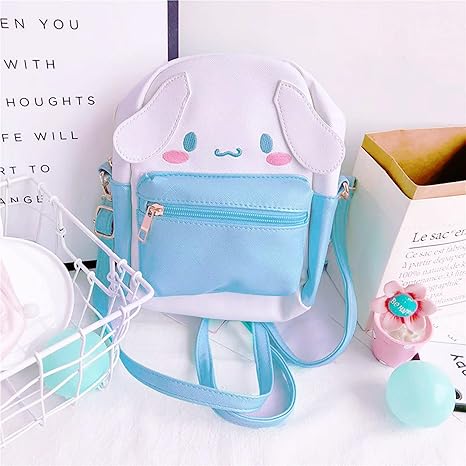 Anime Cartoon Mini Cute Backpack PU Shoulder Bag Handbag Kids Girls Cosplay (Blue) - View 2