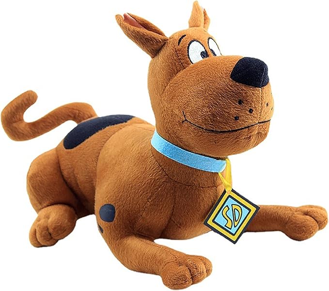 ZJYJING Plush Dog Toy, Cute Cartoon Dog Stuffed Pillow Toy for Adults & Children, Brown (11.8")