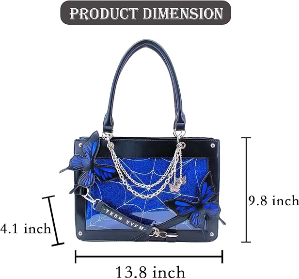 Butterfly Ita Bag Y2k Tote Shoulder Bag for Women Handbag Crossbody - View 2