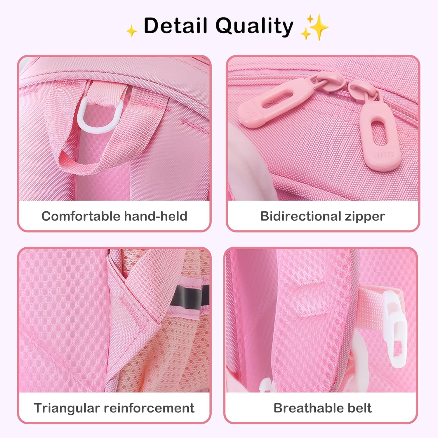 Toddler Backpack Kids Shoolbag for Girls with Leash Cute 3D Cartoon Preschool Kindergarten Bags (Pink) - View 2