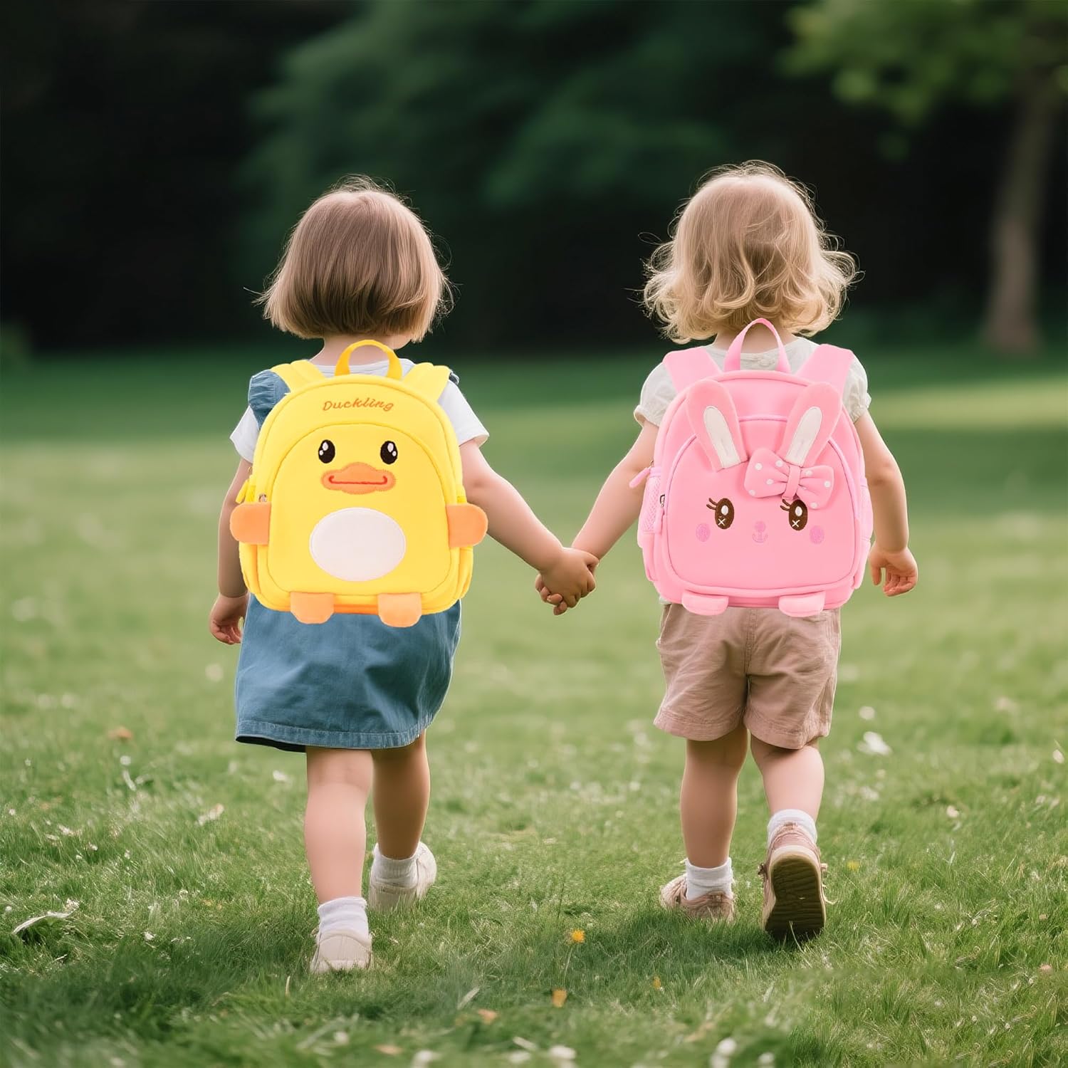 Toddler Backpacks for Boys Girls 2-4 Cute 3D Kids Bunny Schoolbag with Baby Leash for Small Preschool Kindergarten Bag (Pink Bunny) - View 7