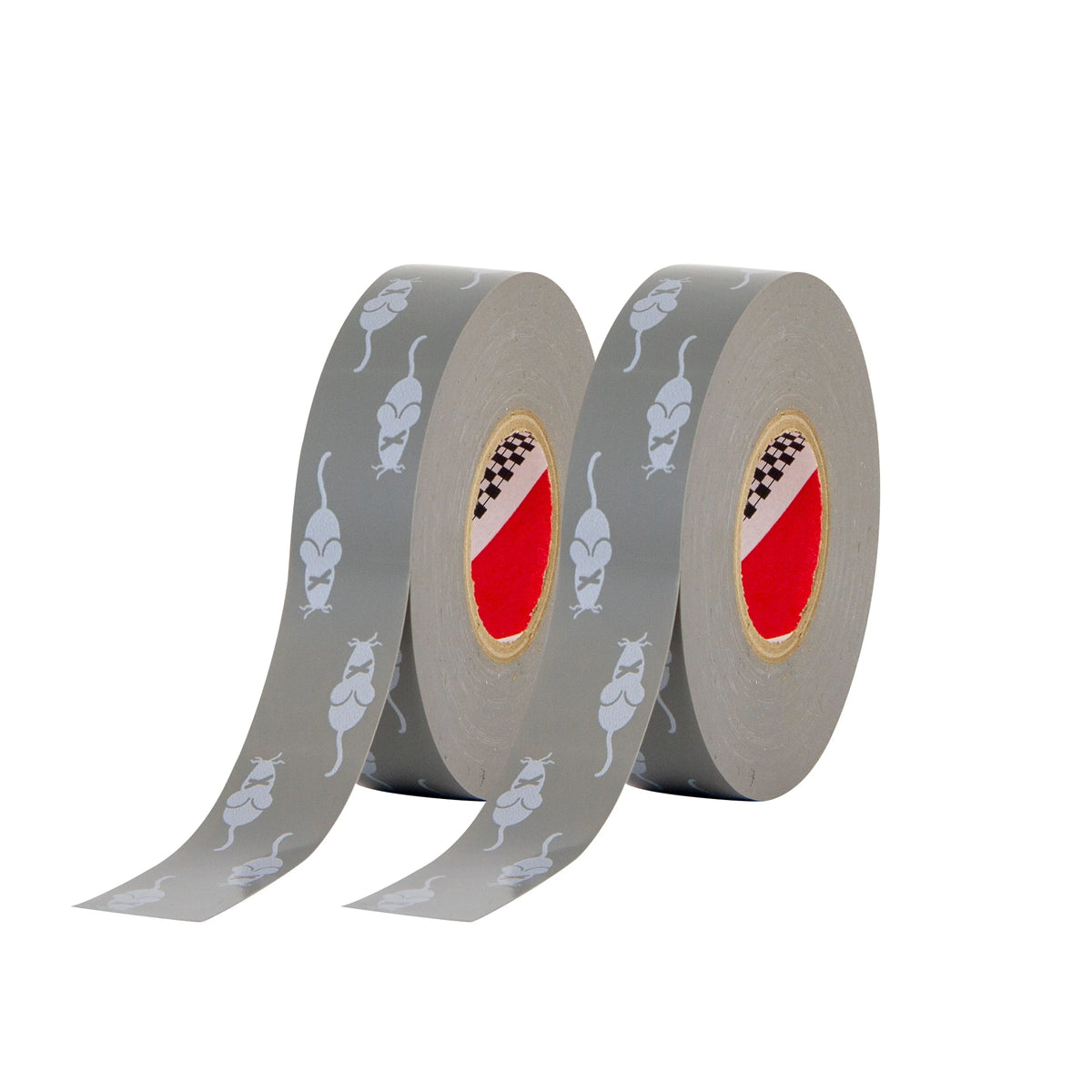 Two rolls of grey 19 mm × 20 m rodent-deterrent harness tape