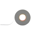 Tape roll seen from the front with one strip unwound